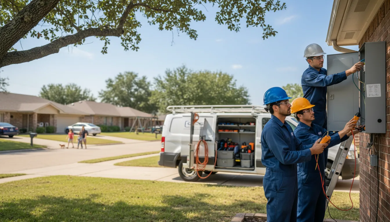 Certified electrician providing emergency electrical services in Oaks, PA
